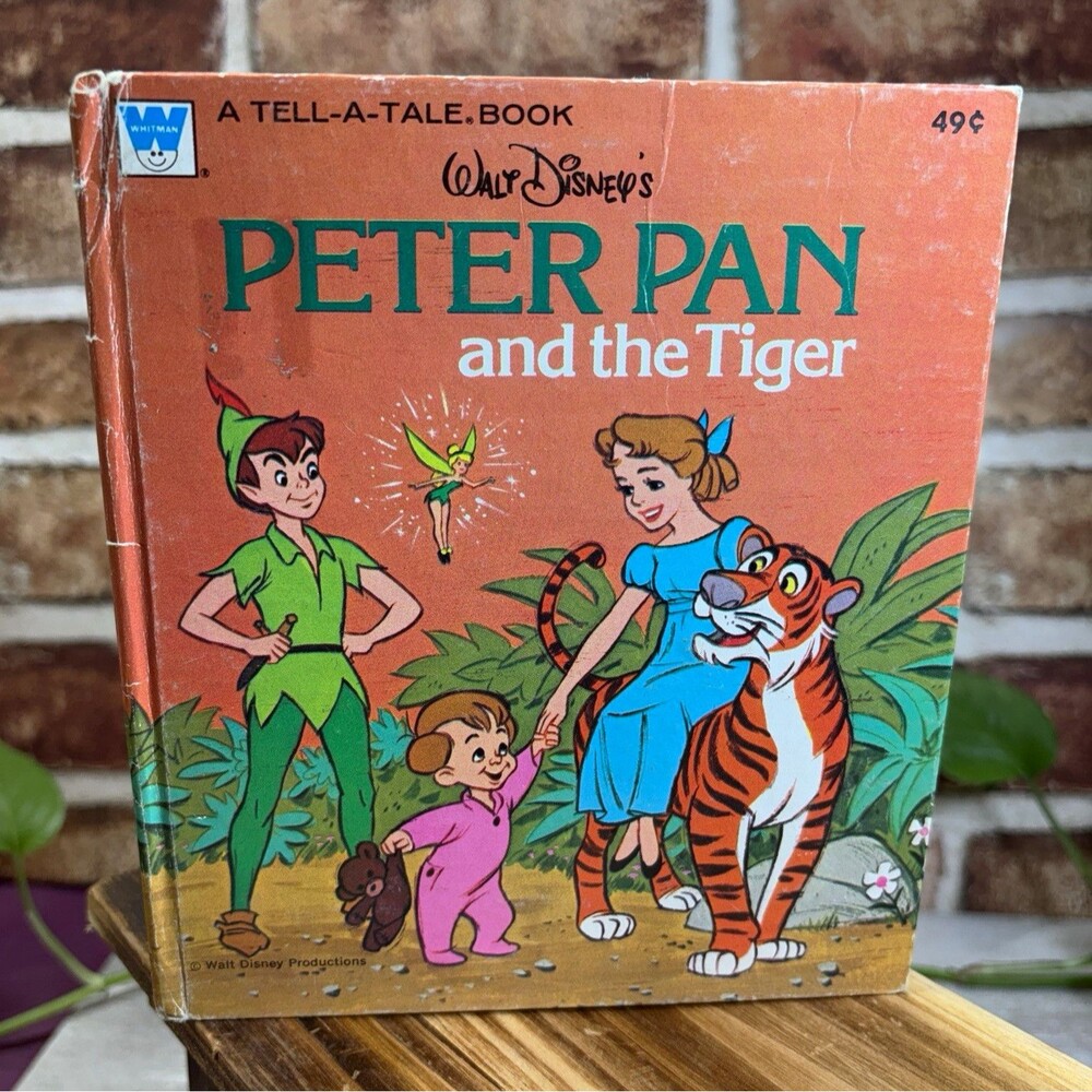 VTG 1976 Whitman Tell-A-Tale Book, Walt Disney’s Peter Pan and the Tiger